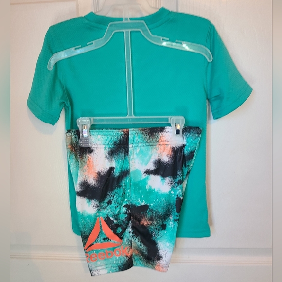(1617) Reebok Toddler Boys 3 Piece Set, Size: 4T  Color: Pool Green (NWT) - Picture 3 of 12